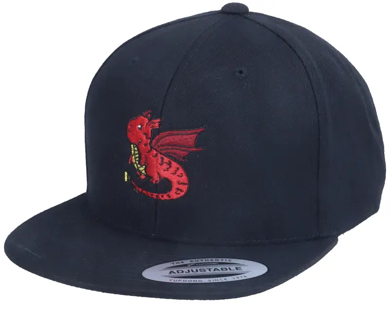 Kiddo Cap Kids Kawai Dragon Black Snapback online