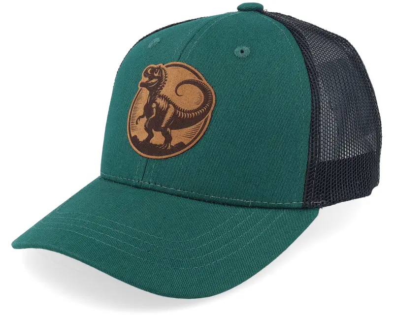 Kiddo Cap Kids Kids T-rex Dino Brown Round Patch Forest/Black online