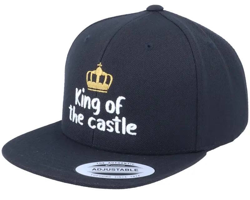 Kiddo Cap Kids King Of The Castle Black Snapback online