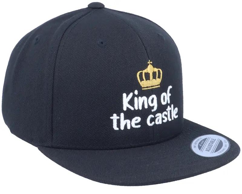 Kiddo Cap Kids King Of The Castle Black Snapback online