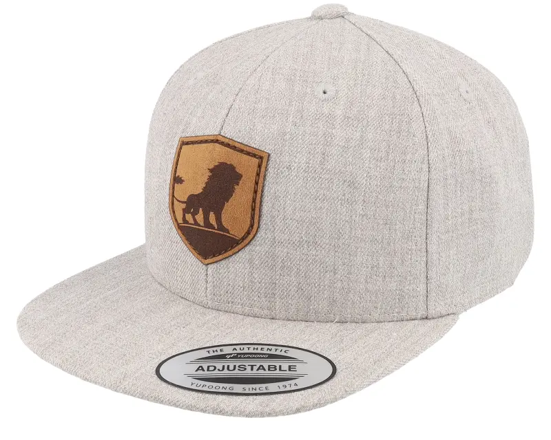 Kiddo Cap Kids King On The Hill Lion Heather Grey Snapback online