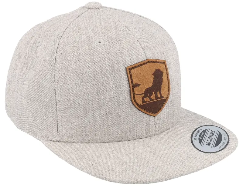 Kiddo Cap Kids King On The Hill Lion Heather Grey Snapback online
