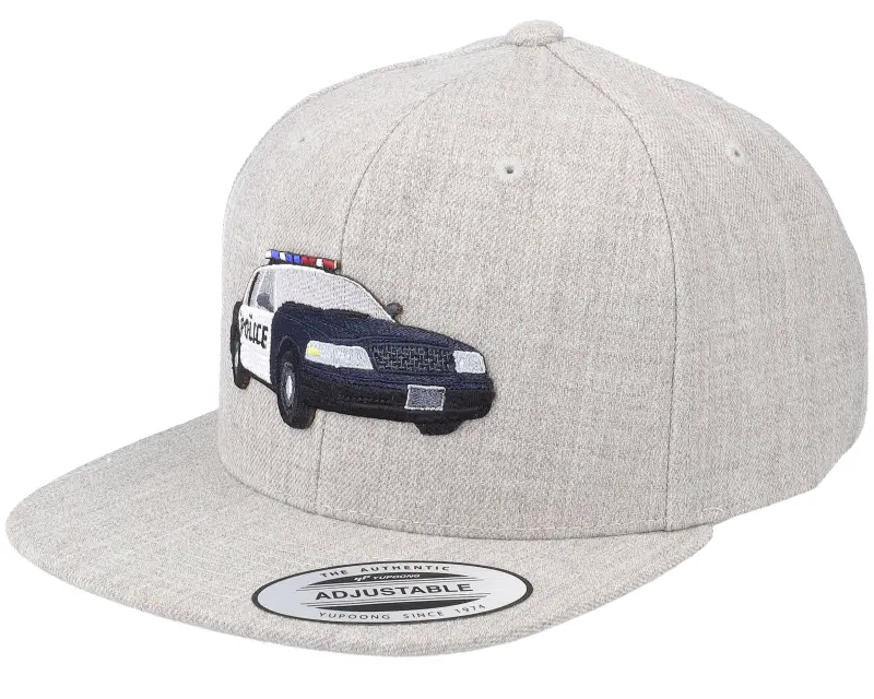 Kiddo Cap Kids La Police Car Heather Grey Snapback online