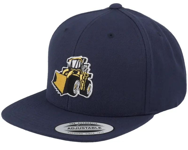 Kiddo Cap Kids Large Wheel Loader Patch Navy Snapback online