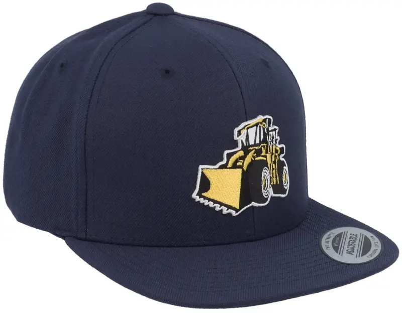 Kiddo Cap Kids Large Wheel Loader Patch Navy Snapback online