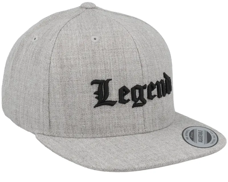 Kiddo Cap Kids Legend Old English 3d Heather Grey Snapback online
