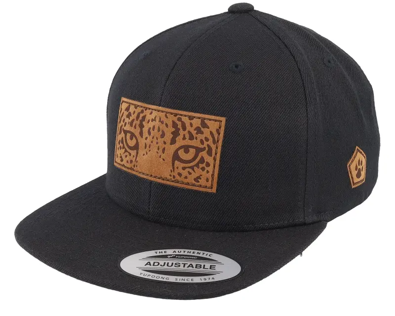 Kiddo Cap Kids Leopard Leo Patch Black Snapback online