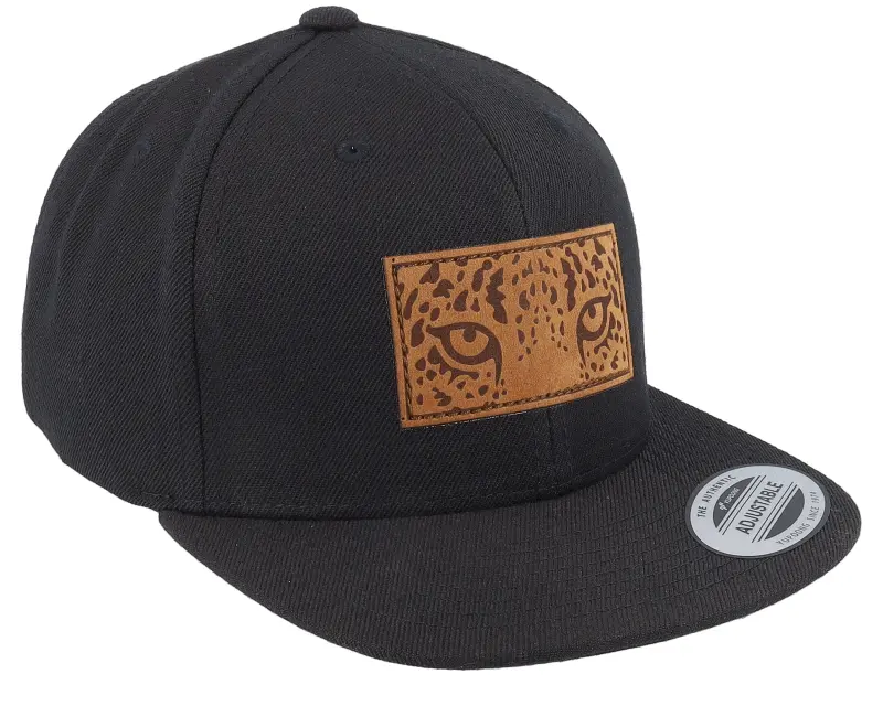 Kiddo Cap Kids Leopard Leo Patch Black Snapback online