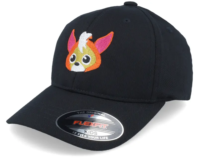Kiddo Cap Kids Litte Fox Head Black Flexfit online