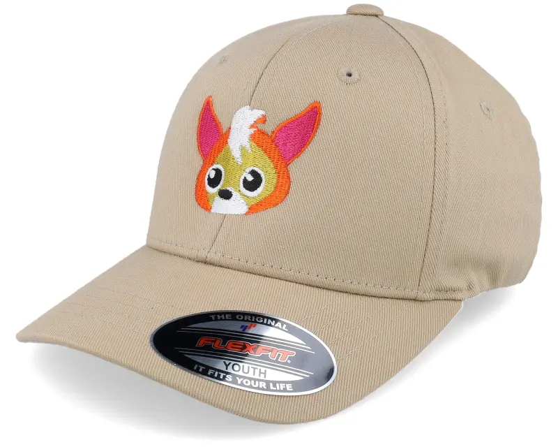 Kiddo Cap Kids Litte Fox Head Khaki Flexfit online