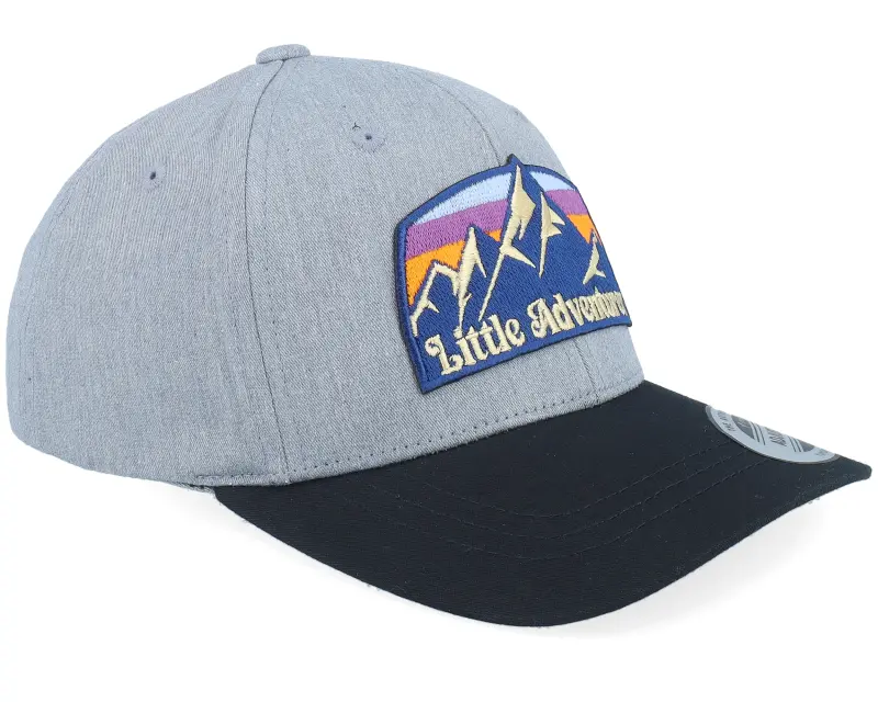 Kiddo Cap Kids Little Adventurer Mountain Heather Grey/Black Adjustable online