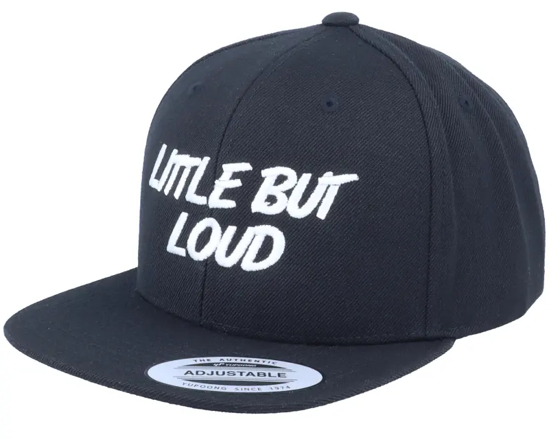 Kiddo Cap Kids Little But Loud Black Snapback online