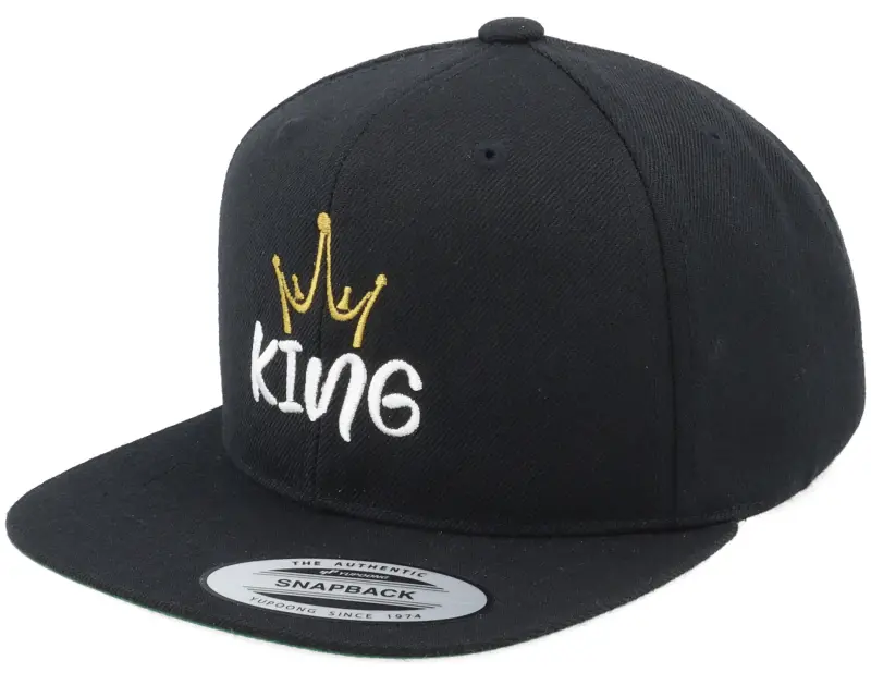 Kiddo Cap Kids Little King Crown Black Snapback online