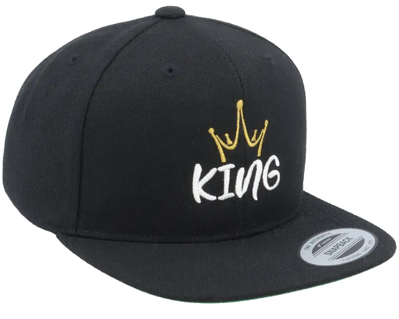 Kiddo Cap Kids Little King Crown Black Snapback online