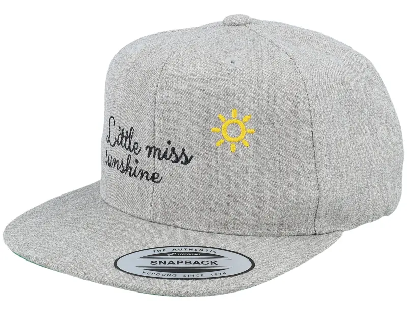 Kiddo Cap Kids Little Miss Sunshine Heather Grey Snapback online