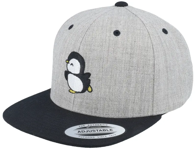 Kiddo Cap Kids Little Penguin Grey/Black Snapback online