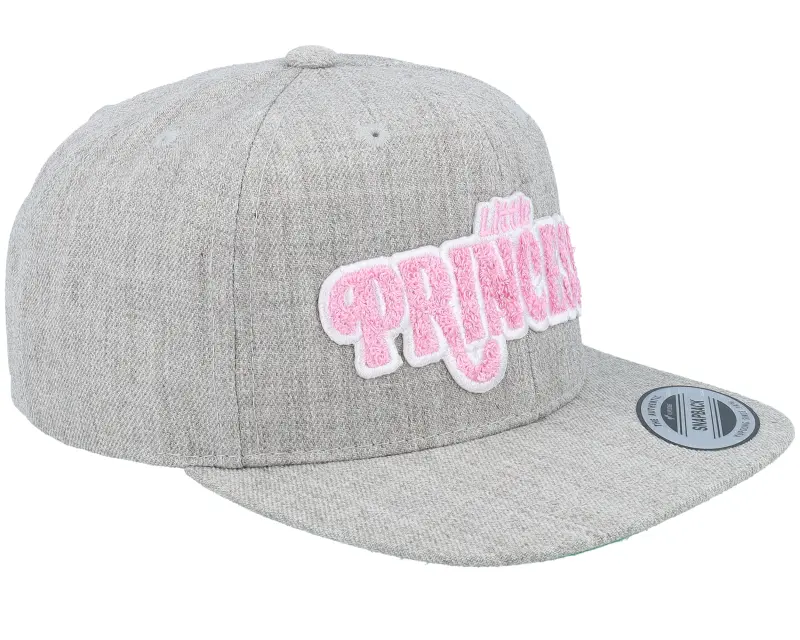 Kiddo Cap Kids Little Princess Chenille Heather Grey Snapback online