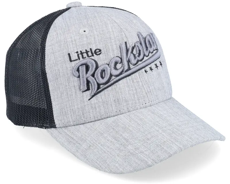 Kiddo Cap Kids Little Rockstar Heather Grey/Black Trucker online