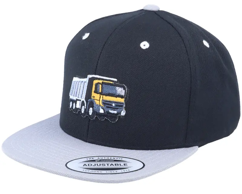 Kiddo Cap Kids Lorry Truck Black/Silver Snapback online