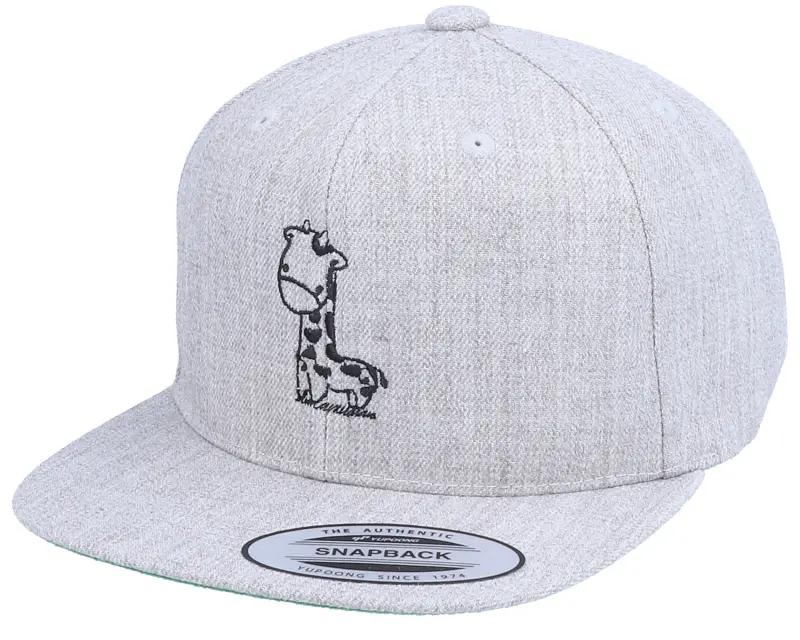 Kiddo Cap Kids Lovely Giraffe Heather Grey Snapback online