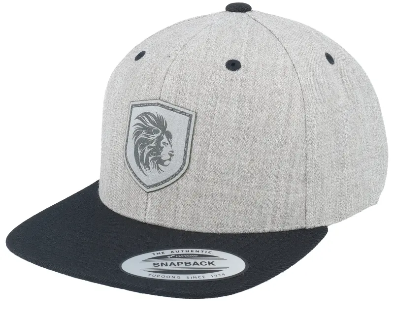 Kiddo Cap Kids Majestic Lion Heather Grey/Black Snapback online