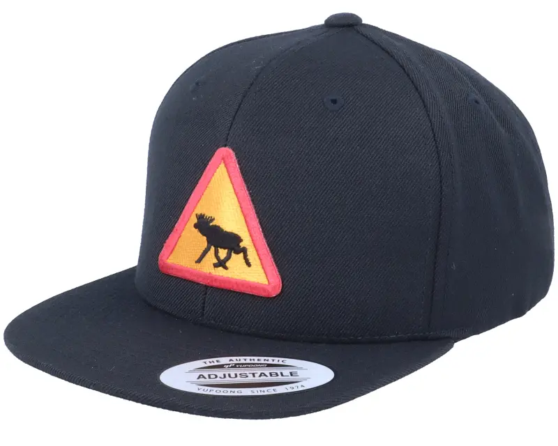 Kiddo Cap Kids Moose Patch Black Snapback online