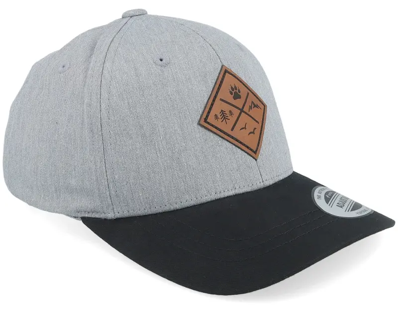 Kiddo Cap Kids Nature & Animal Engraved Heather Grey/Black Adjustable online