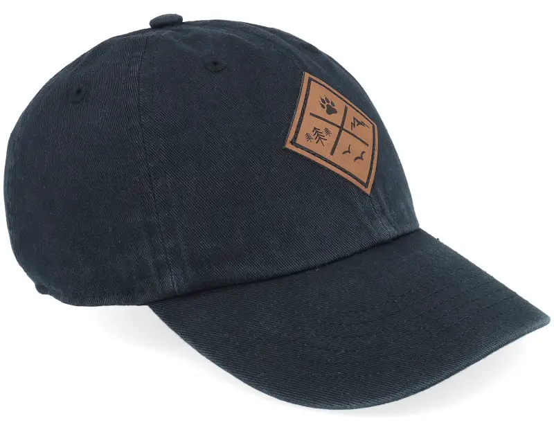 Kiddo Cap Kids Nature & Animal Icons Engraved Black Dad Cap online