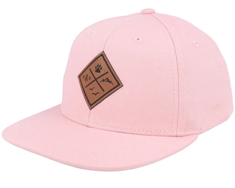 Kiddo Cap Kids Nature & Animal Icons Engraved Pink Snapback online