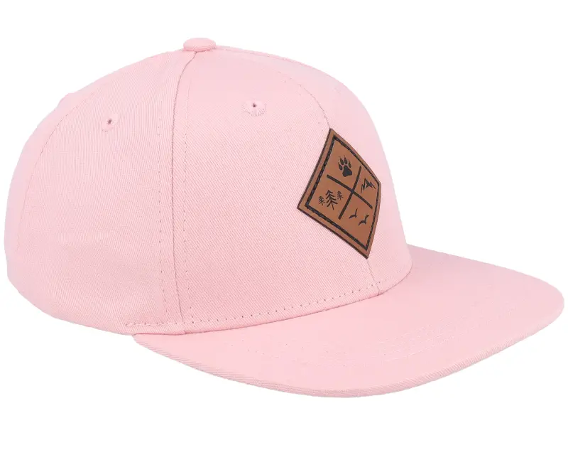 Kiddo Cap Kids Nature & Animal Icons Engraved Pink Snapback online