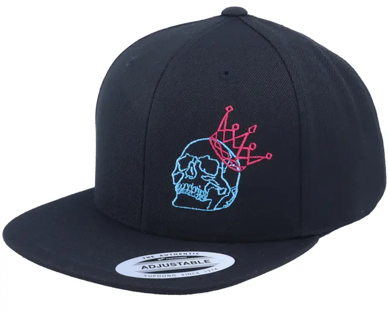 Kiddo Cap Kids Neon Summer Skull Crown Black Snapback online