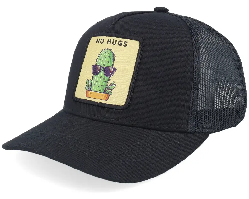 Kiddo Cap Kids No Hugs Cactus Dark Black Trucker online