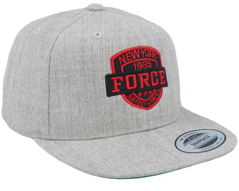 Kiddo Cap Kids Ny Red Force Heather Grey Snapback online