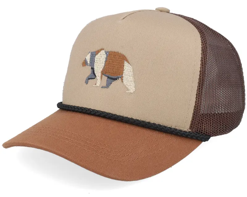 Kiddo Cap Kids Origami Paper Bear Rope Khaki/Brown/Caramel Trucker online