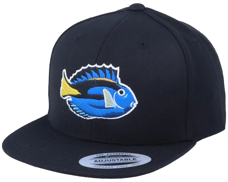 Kiddo Cap Kids Pacific Blue Tang Fish Black Snapback online