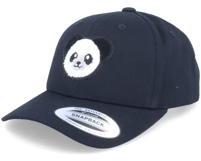 Kiddo Cap Kids Panda Chenille Patch Black Adjustable online