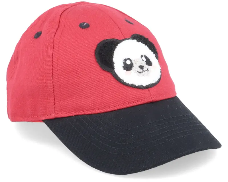 Kiddo Cap Kids Panda Chenille Patch Red/Black Adjustable online
