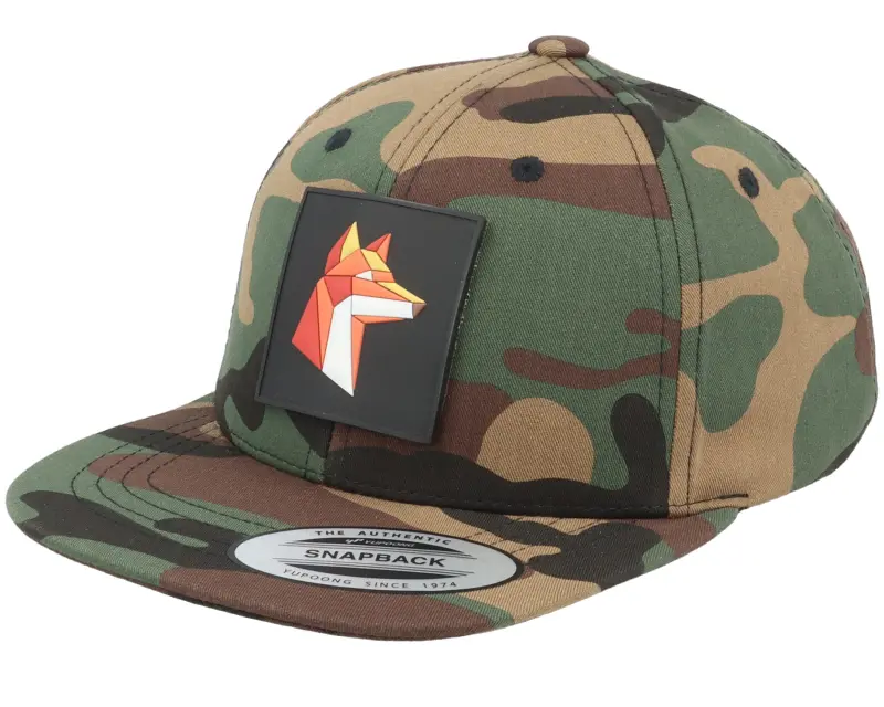 Kiddo Cap Kids Paper Fox Patch Camo Snapback online
