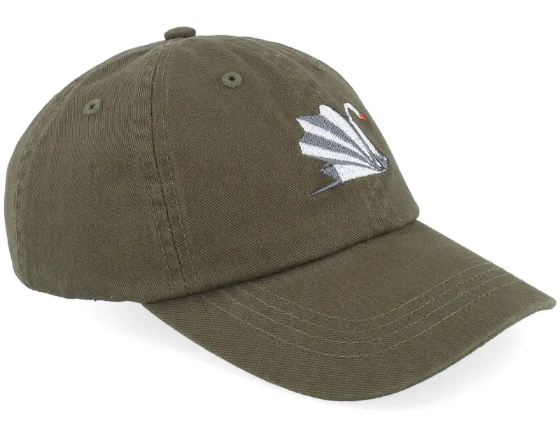 Kiddo Cap Kids Paper Swan Olive Washed Dad Cap online