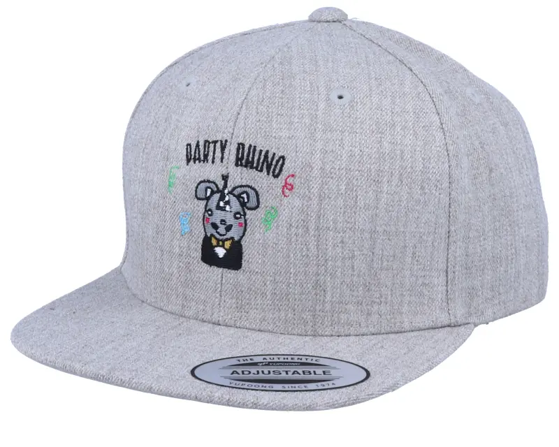 Kiddo Cap Kids Party Rhino Heather Grey Snapback online