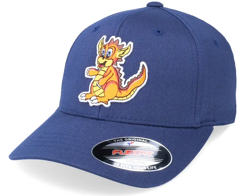 Kiddo Cap Kids Paxie The Crocosaur Dino Patch Navy Flexfit online