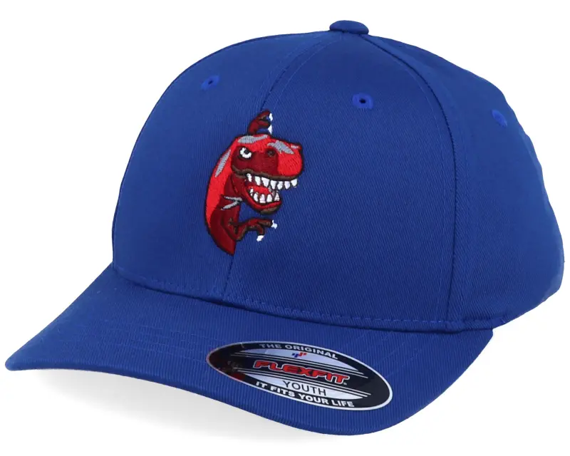 Kiddo Cap Kids Peeping Dino T-rex Royal Blue Flexfit online