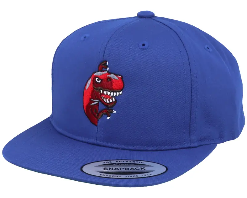 Kiddo Cap Kids Peeping Dino T-rex Royal Blue Snapback online