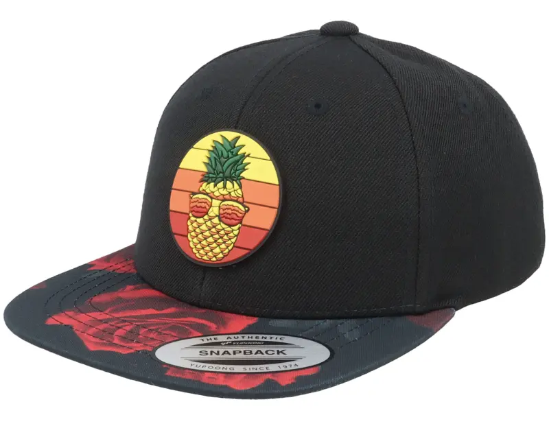 Kiddo Cap Kids Pineapple Sunset Black/Red Rose Snapback online