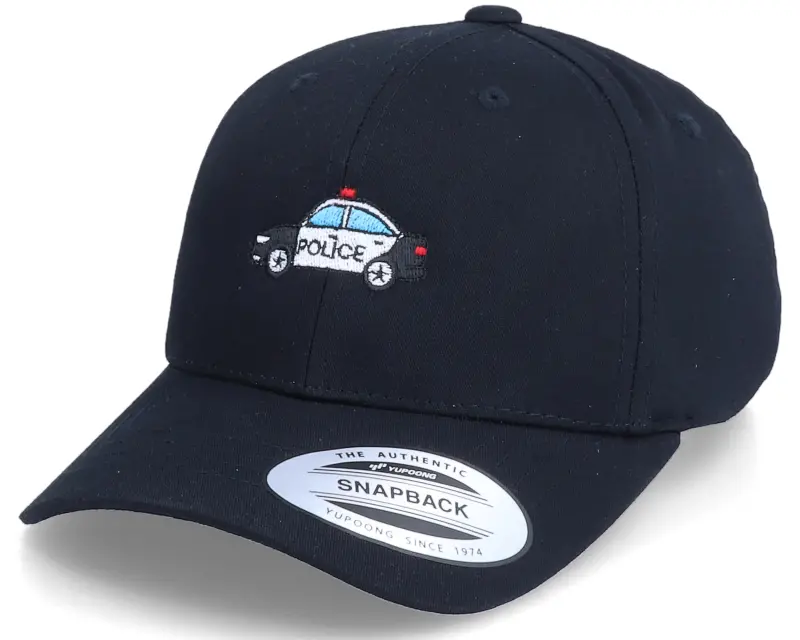 Kiddo Cap Kids Police Car Black Adjustable online