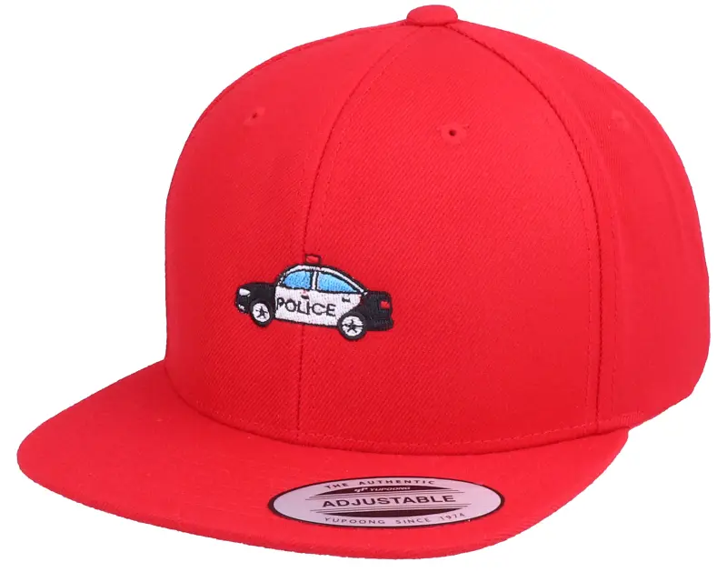 Kiddo Cap Kids Police Car Red Snapback online