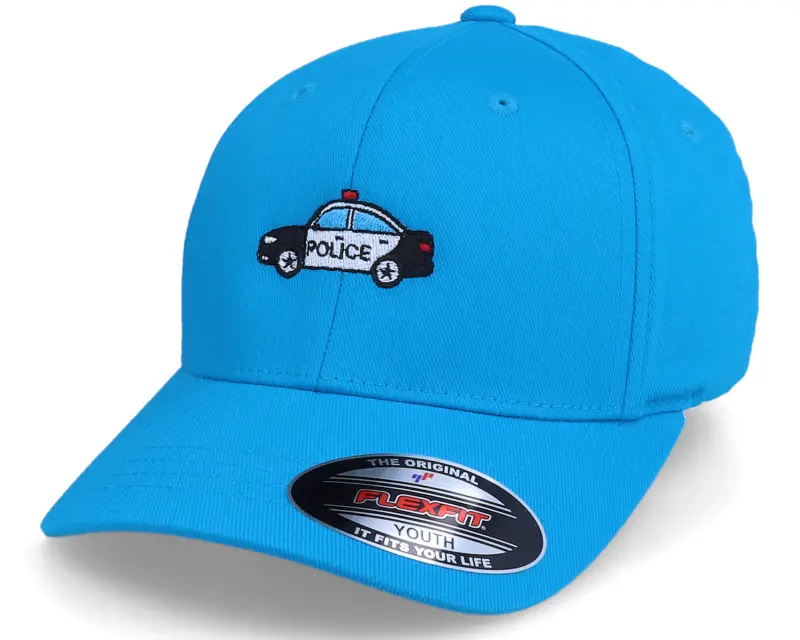 Kiddo Cap Kids Police Car Sky Blue Flexfit online