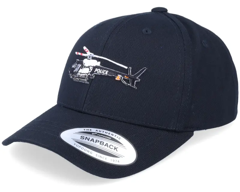 Kiddo Cap Kids Police Helicopter Black Adjustable online