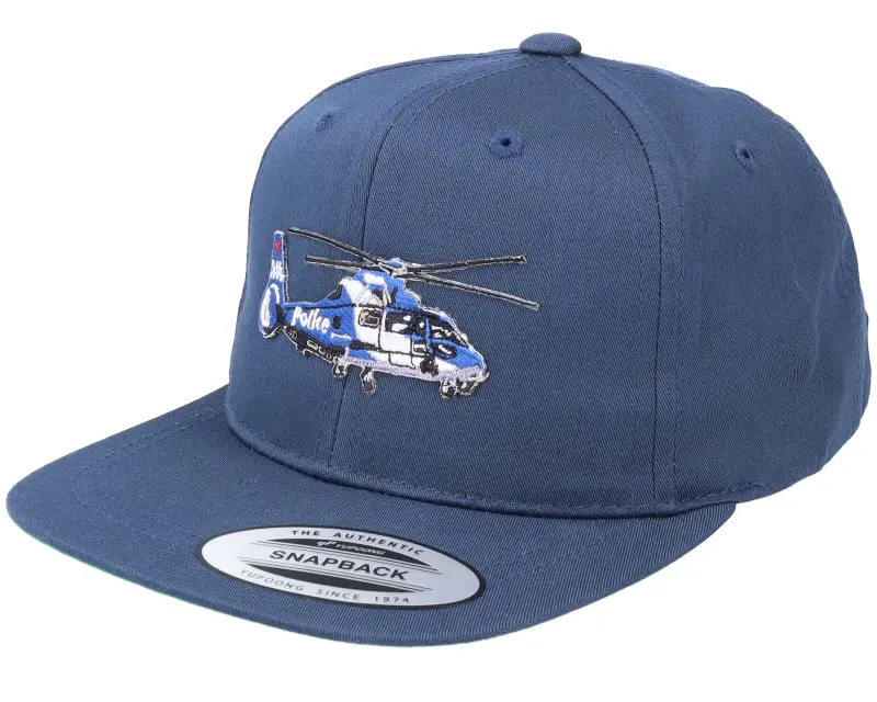 Kiddo Cap Kids Police Helicopter Navy Blue Snapback online