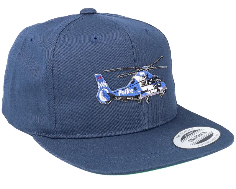 Kiddo Cap Kids Police Helicopter Navy Blue Snapback online